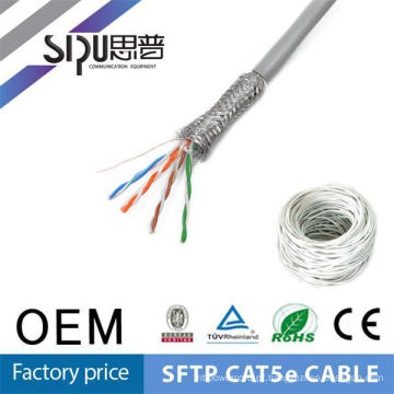 Factory Price 4p double shielded 24awg cca/cu cat5 sftp network cable